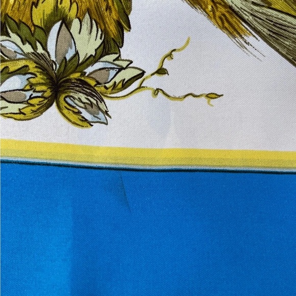 Rare Vintage Hermes Scarf "Ceres" Silk Twill Carre 1967 F. Faconnet - Picture 9 of 12